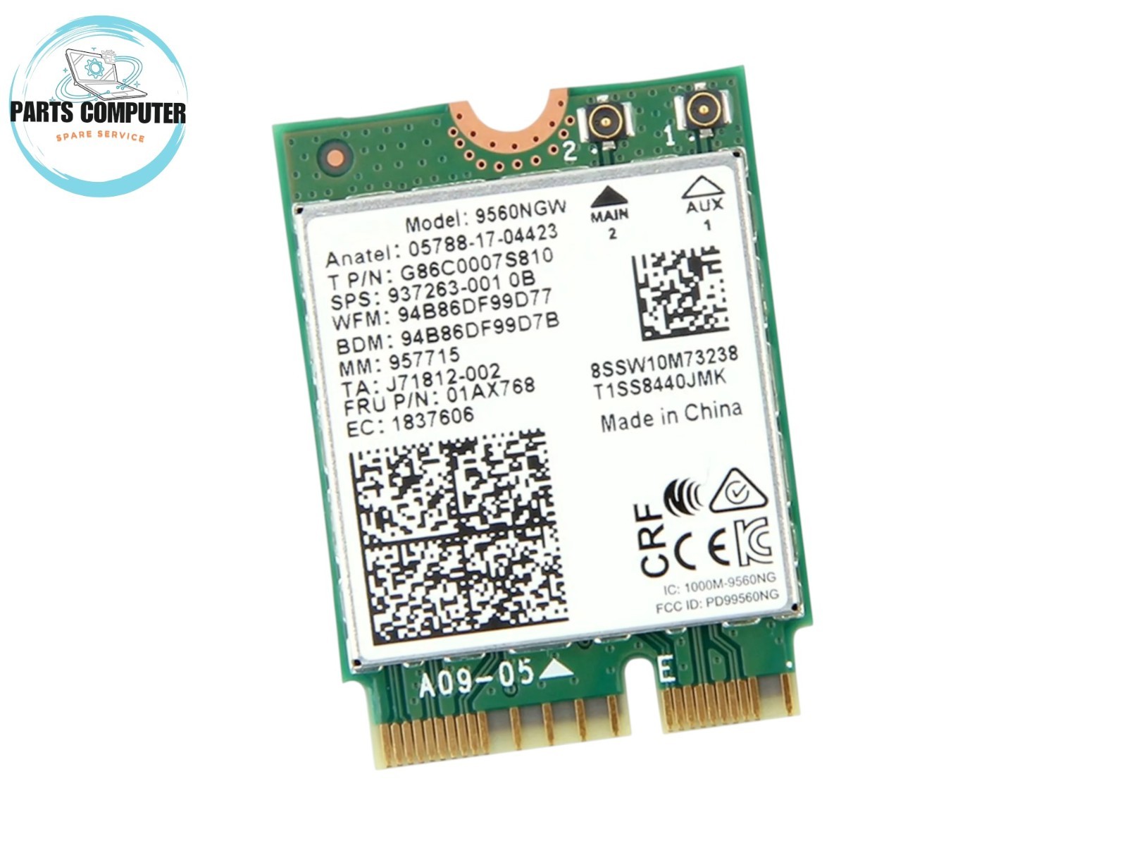 01AX768 Wlan 11AC 2X2 INT 9560NGW 22ac+BT4.x PCIE M.2 01AX769