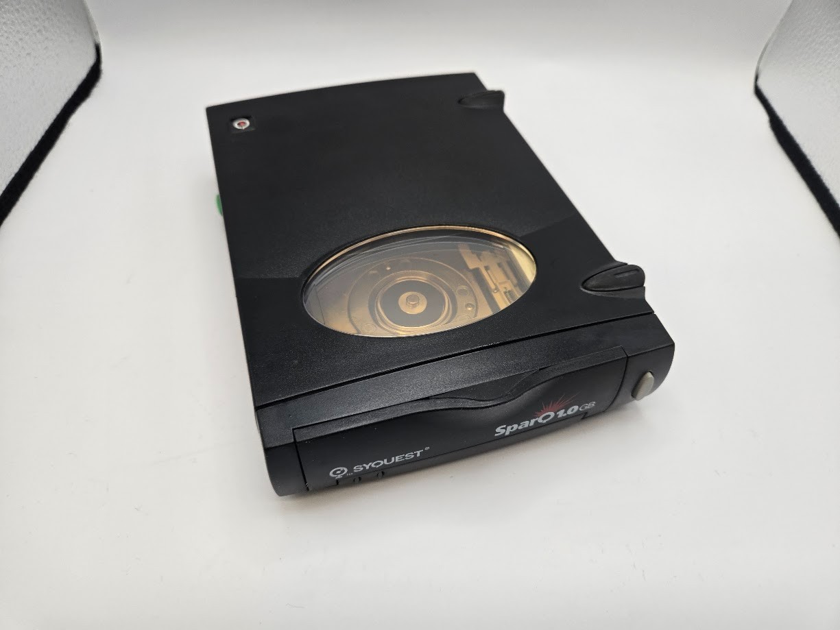 SyQuest SparQ 1.0 External Drive SPARQ1PE Parallel Port Vintage FREE SHIPPING!
