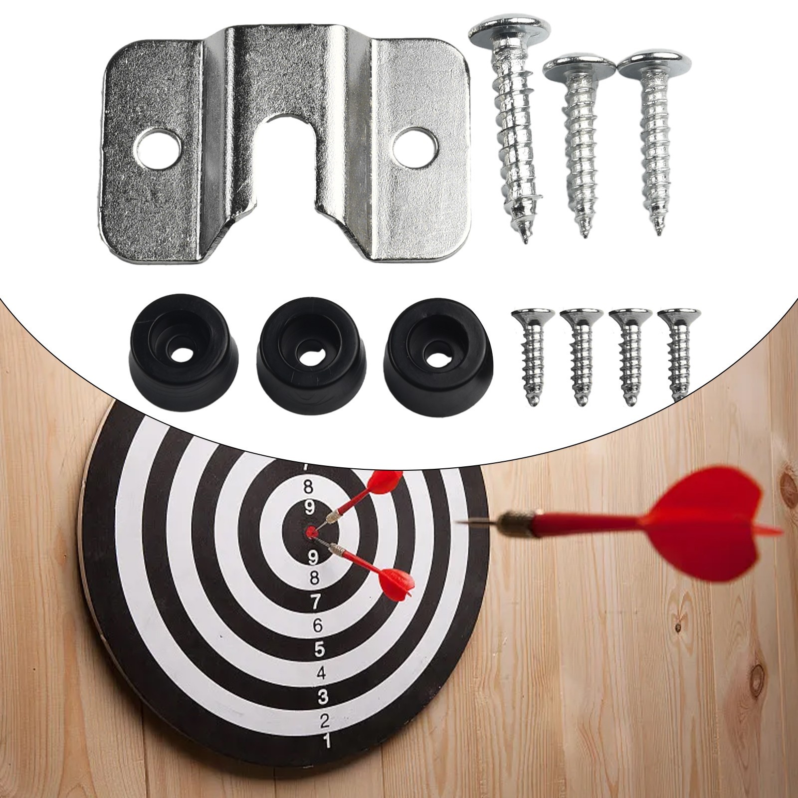 Sturdy Metal Bracket for Dartboard Wall Mount Quick and Reliable Fixing