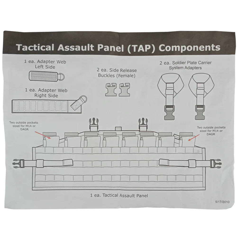 USGI ACU Tactical Assault Panel