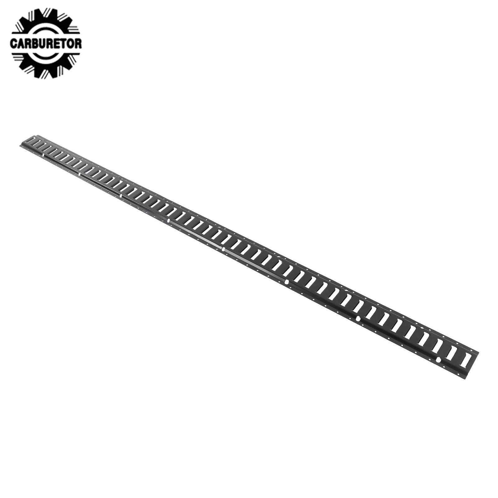 8 Feet Long E Track Rails Black Finish 5 Pack For Cargo Management System