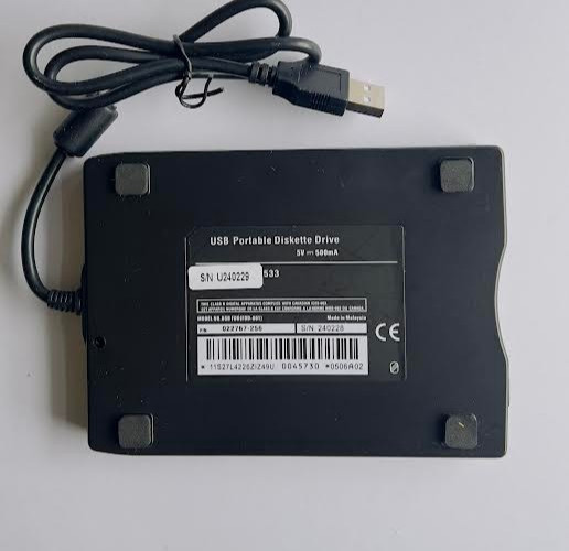 USB 2.0 Portable External 3.5" Floppy Disk Drive USB FDD Reader PC Mac