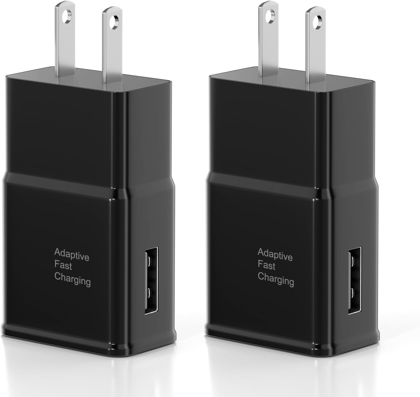 2Pack Adaptive USB Adapter Type C Android Cable Fast Charger For Samsung Galaxy