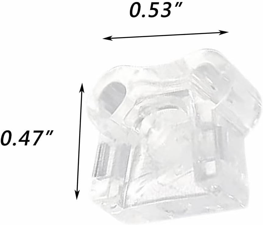 High-Quality Transparent Nailer Tips, 6 Pcs - Essential Tools for Every Workshop
