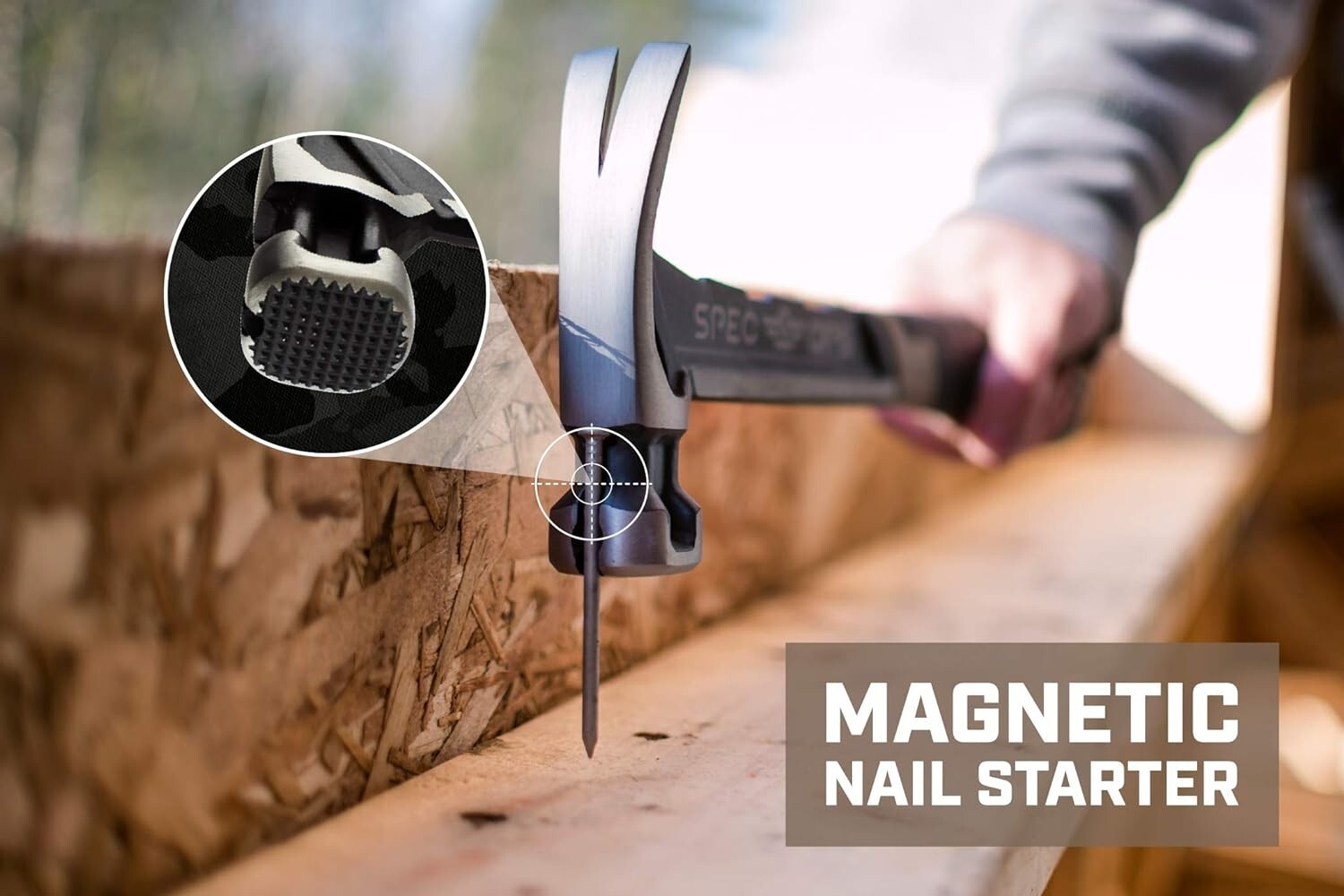 Durable Alloy Steel Framing Hammer - 25% Lighter, Precision Controlled Swing