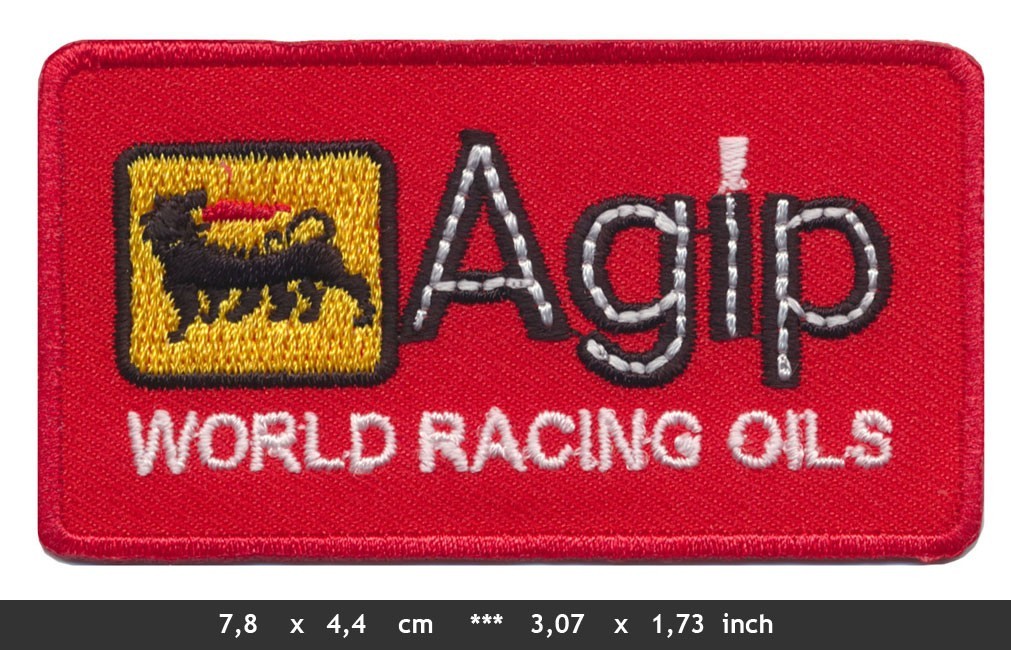 Agip Patches Embroidered Sew Iron On Motorsports Formula 1 F1 Racing Italy v3