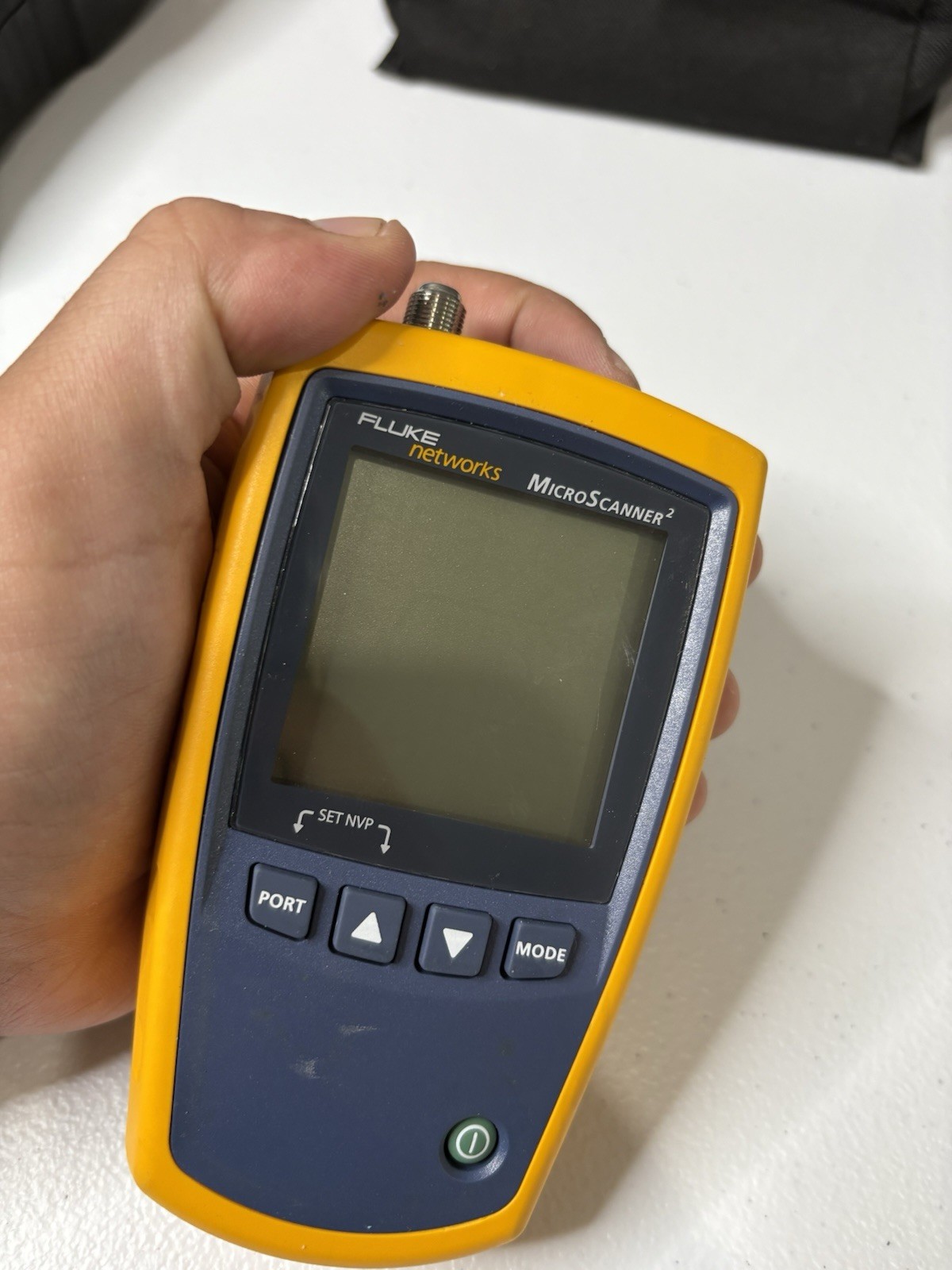 Fluke Microscanner2 Cable Verifier For Parts Repair As Is