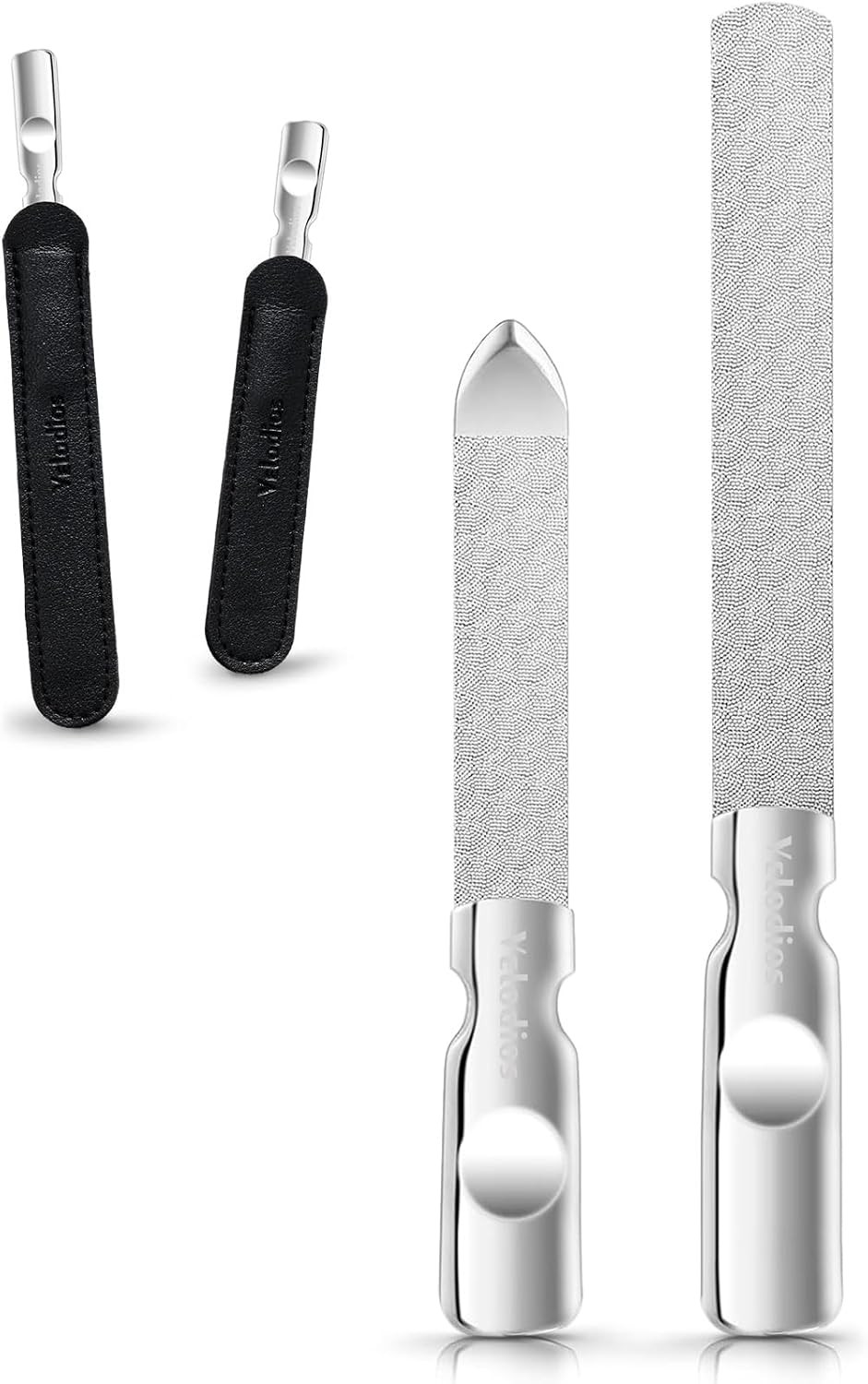 Heavy Duty Nail File for Men and Women Reusable Stainless Steel Fingernail File