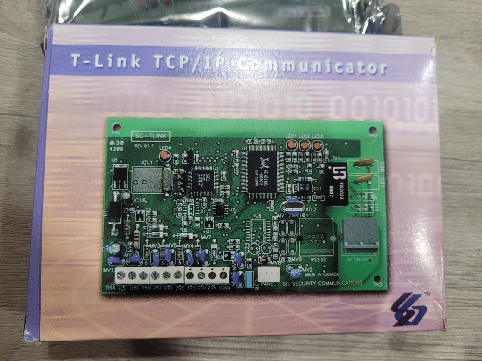 (Retail $200) Maxsys T-Link TCP/IP Communicator Module/Network Alarm Communicato