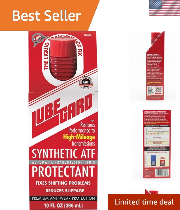 Lubegard 60902 Automatic Transmission Fluid Protectant, 10 oz for Optimal Shift