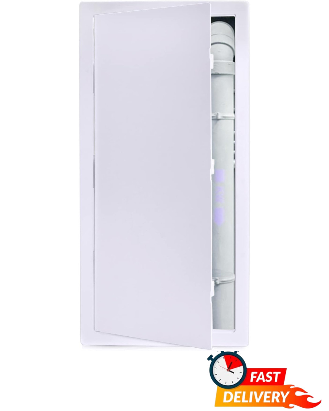 14x29 In Wall Access Panel Reinforced Plastic Hinged Removable Plumbing Door