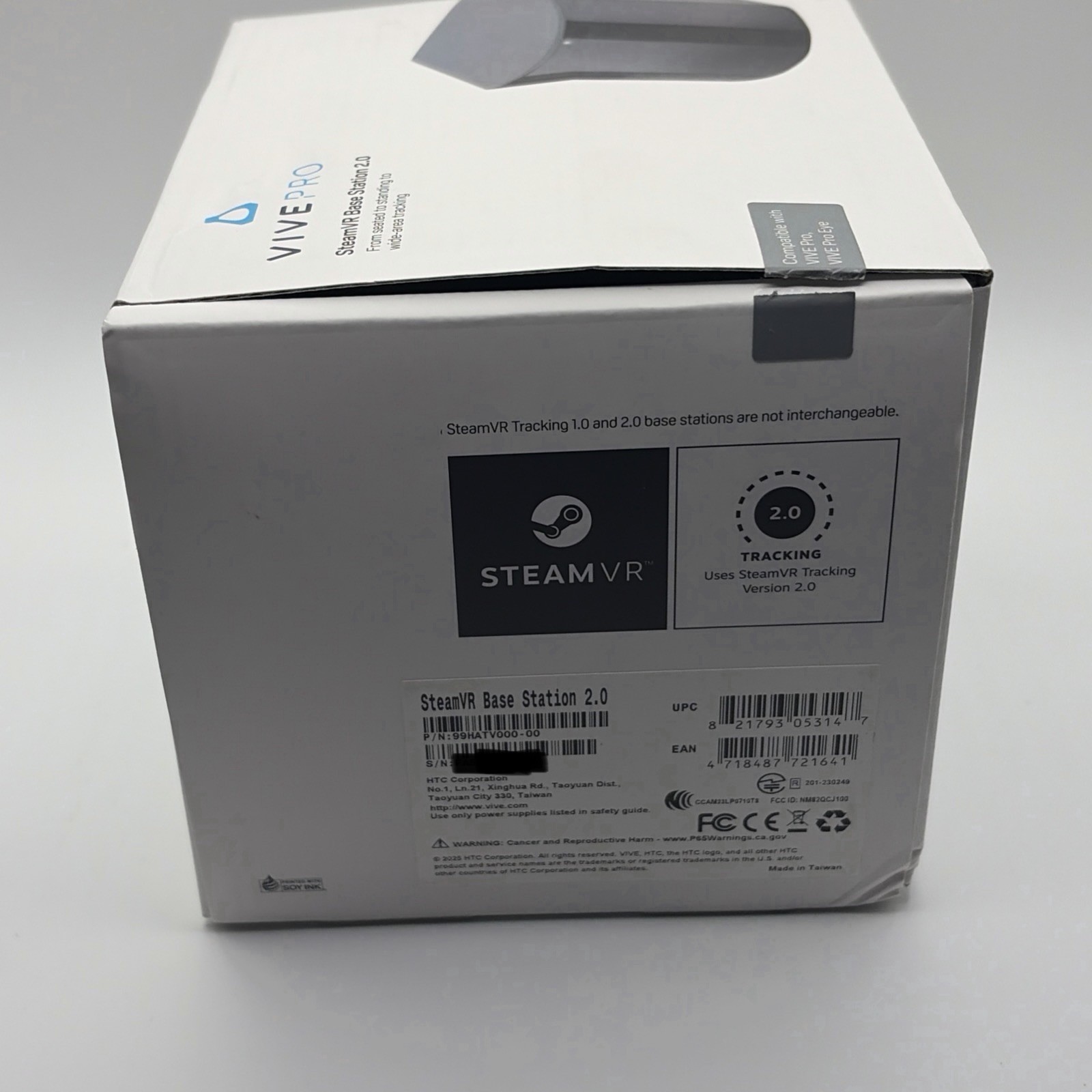HTC Valve SteamVR Base Station 2.0 Lighthouse Sensor Vive Pro Index Tracker PC
