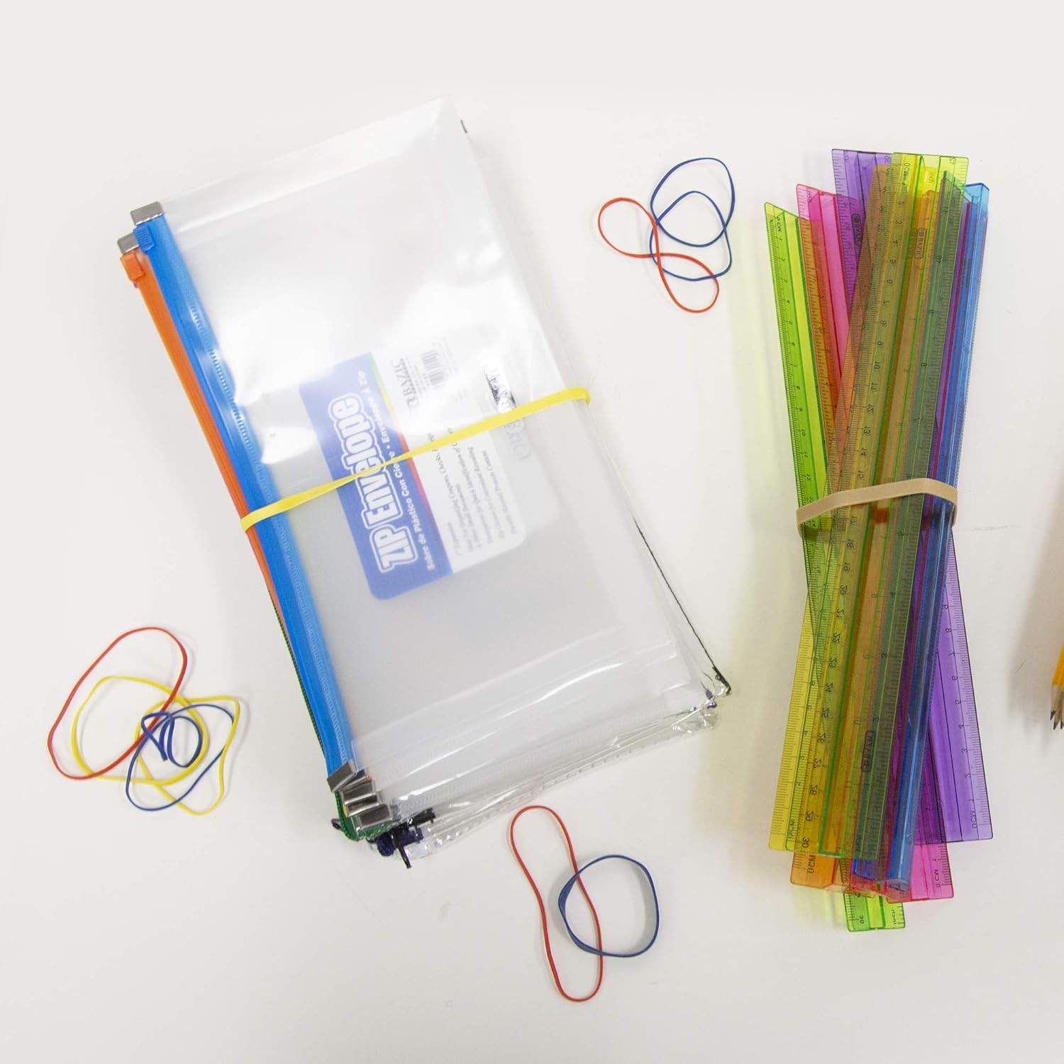 BAZIC Assorted Dimensions 227g/0.5 lbs. Rubber Bands, Multi 1-Pack, Multiple