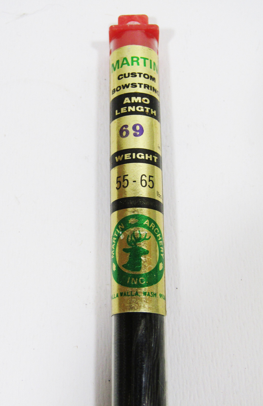 Vintage Martin Archery CUSTOM 69” Bow String Weight 55-65 lbs Black