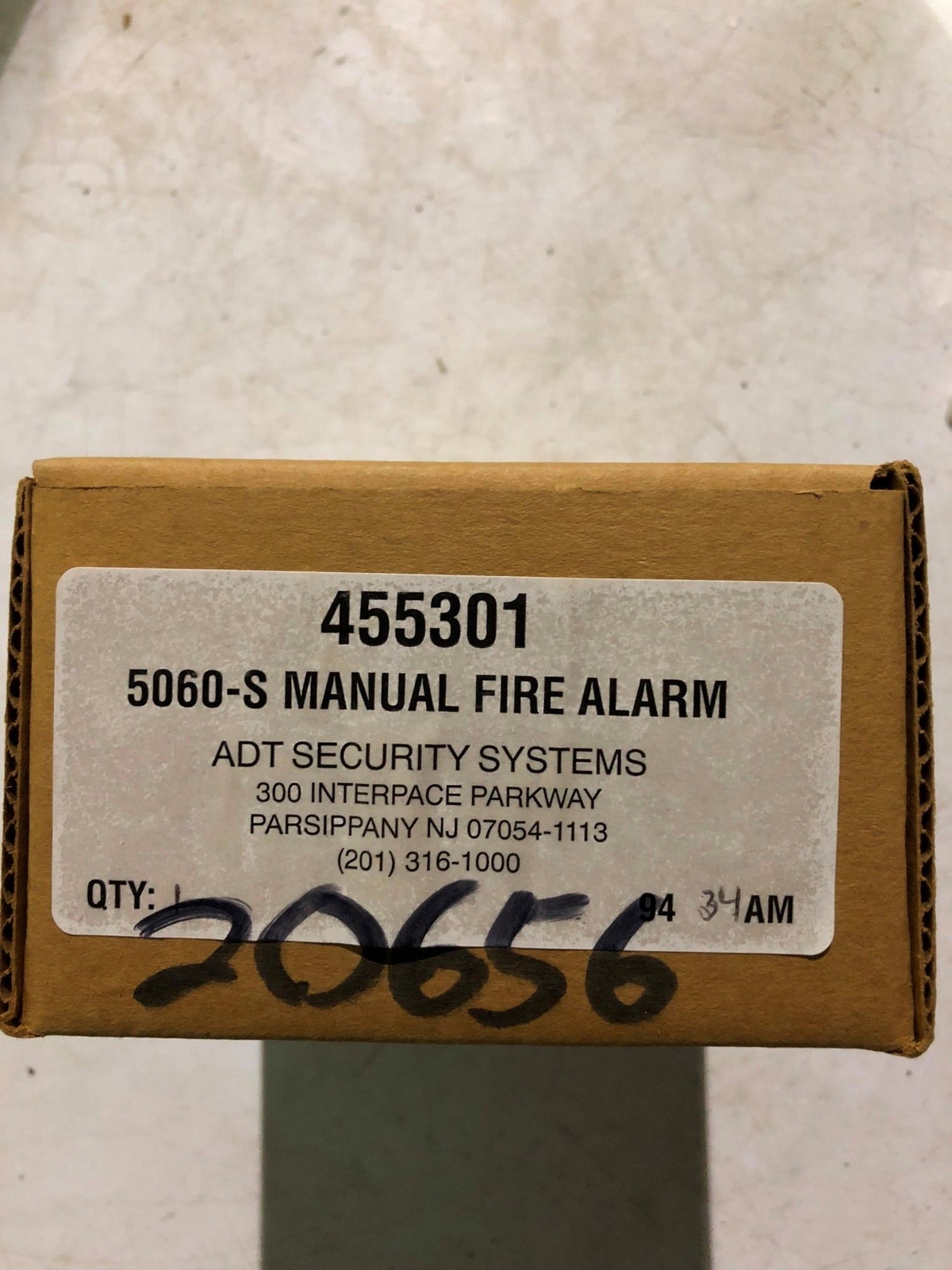 ADT 455301 PUSH/PULL UNIT FOR FIRE ALARM SYSTEMS, OEM REPLACEMENT PART