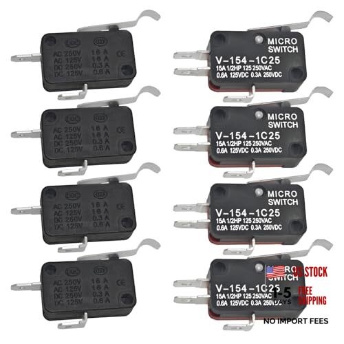 Golf Cart Micro Switch Kit 4Pcs 1014807 & 4Pcs 1014808 for Club Car Golf Cart