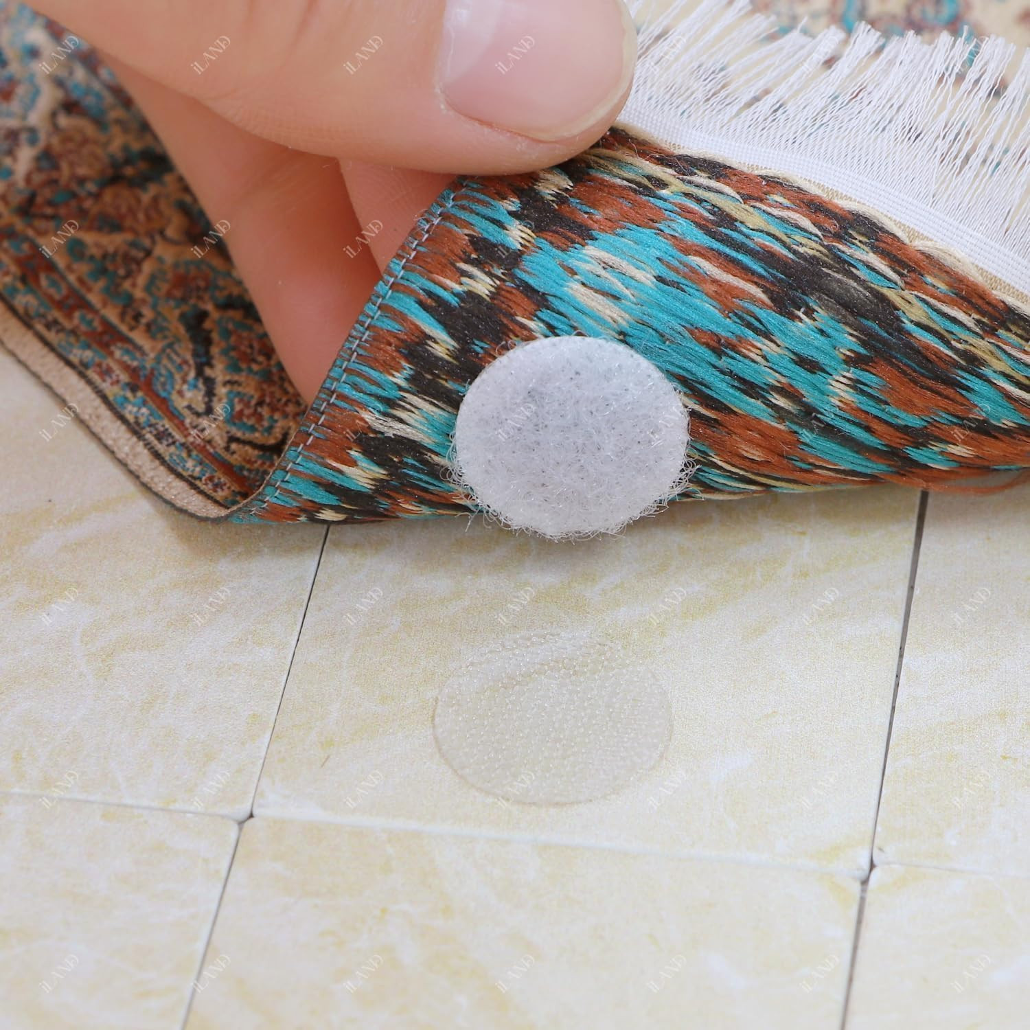 Hook and Loop Dots with Adhesive 432 Pcs 0.59Inch Diameter Sticky Circle Dots fo