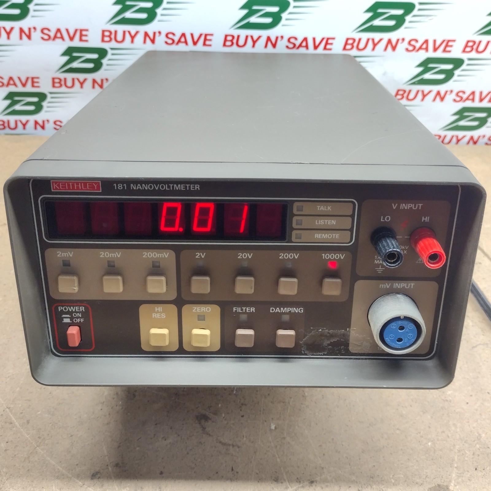 Keithley Instruments Model 181 Digital Nanovoltmeter w/Power Cord - USED