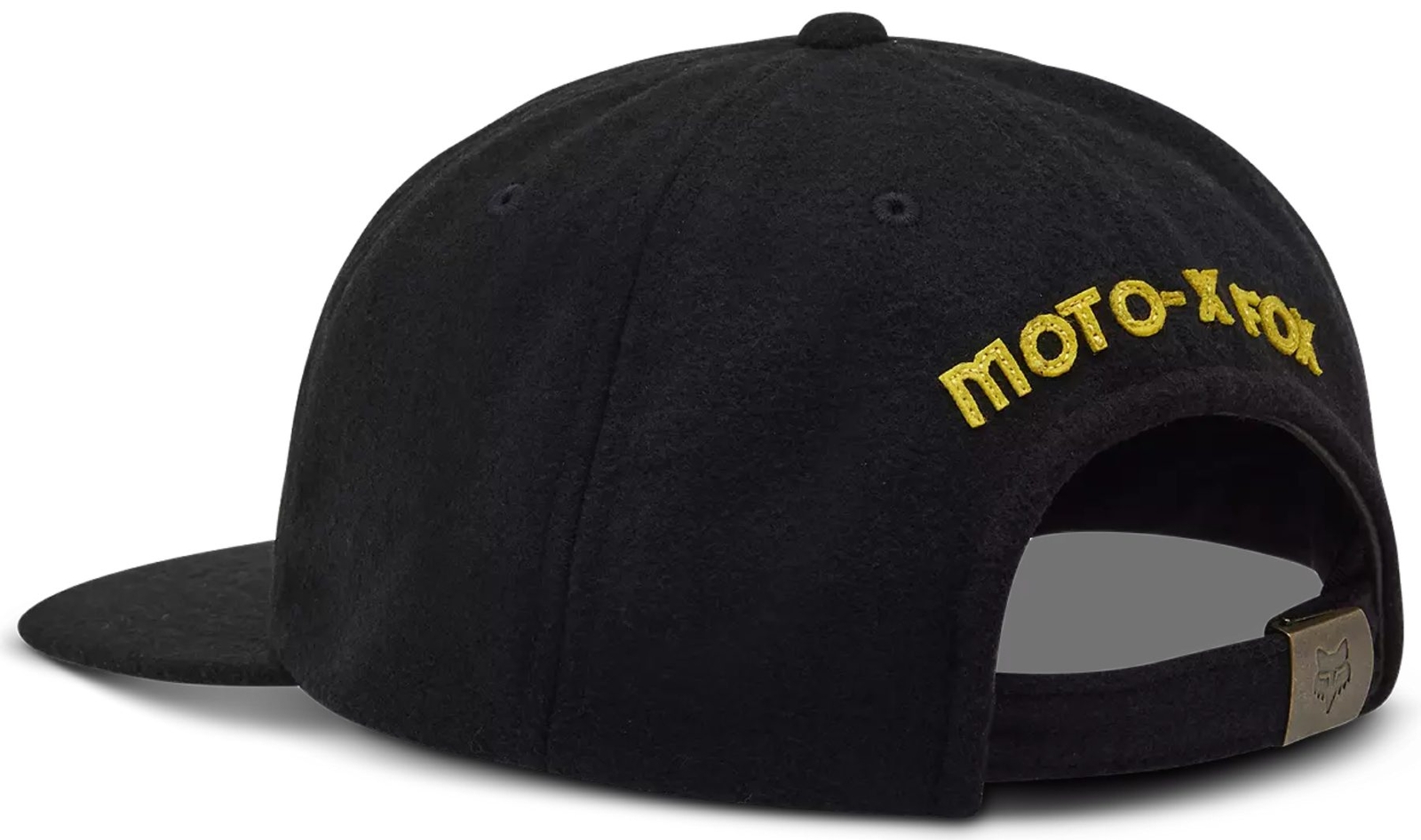 Fox Racing Big F Adjustable Wool Snapback Hat Black