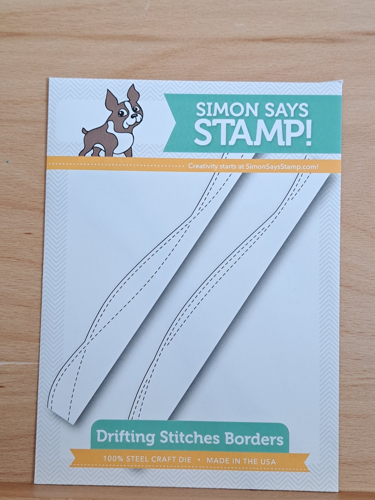 543 Drifting Stitches Borders Simon Says Stamp Craft Cutting Die