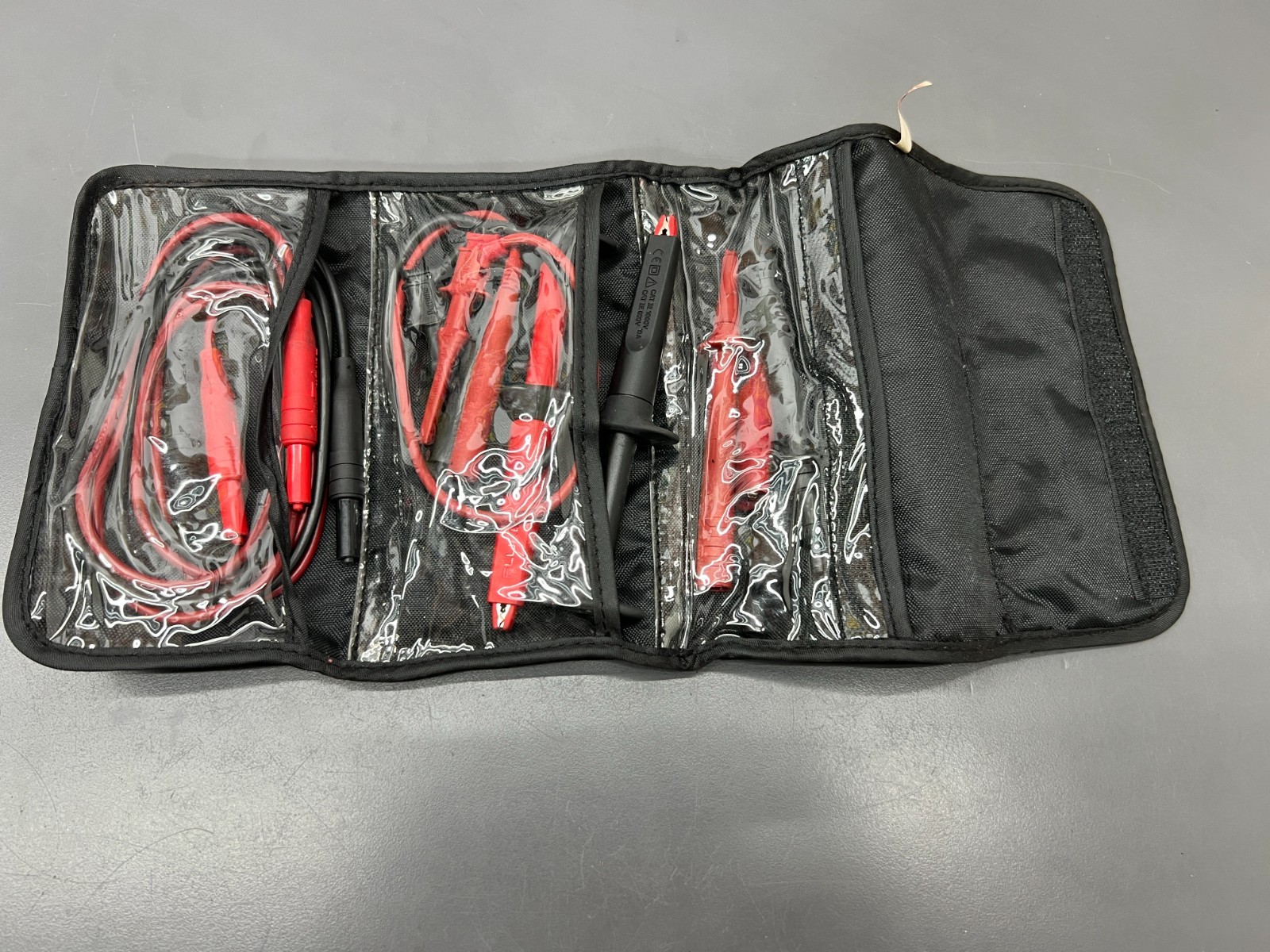 (w) POMONA ELECTRONICS MULTIMETER TEST LEAD KIT w POUCH - EXC COND