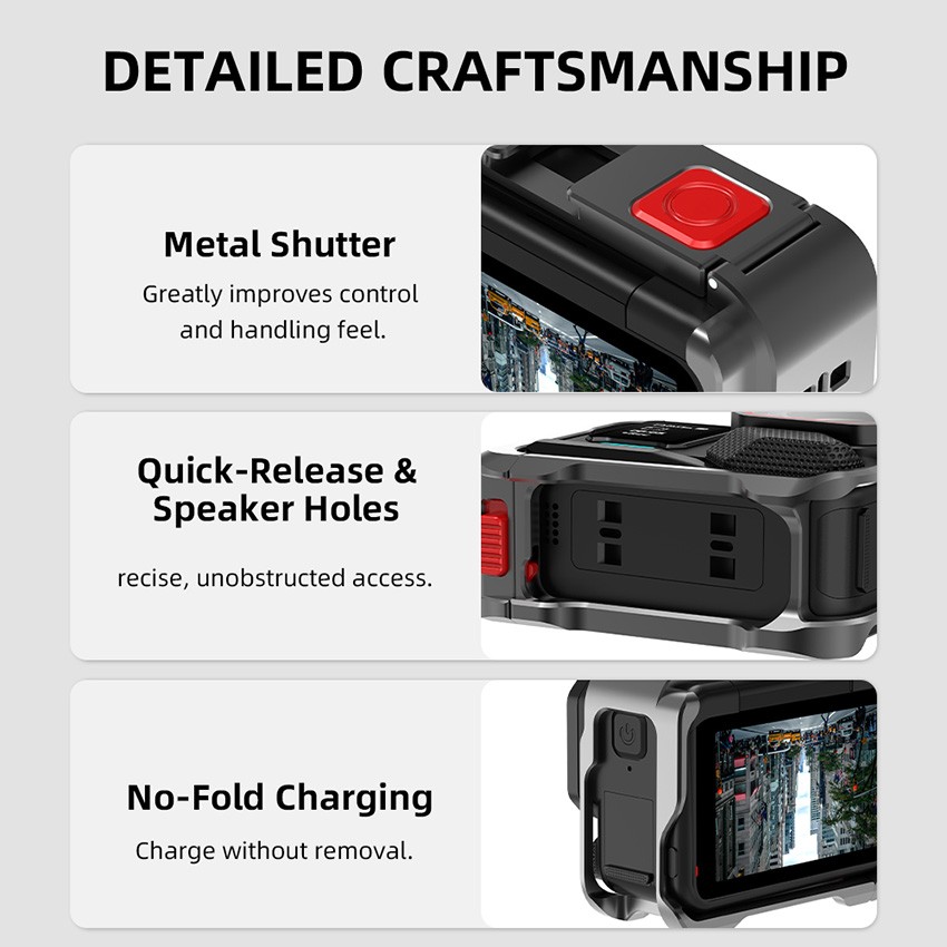 Metal Rabbit Cage Protective Frame for Insta360 Ace Pro 2