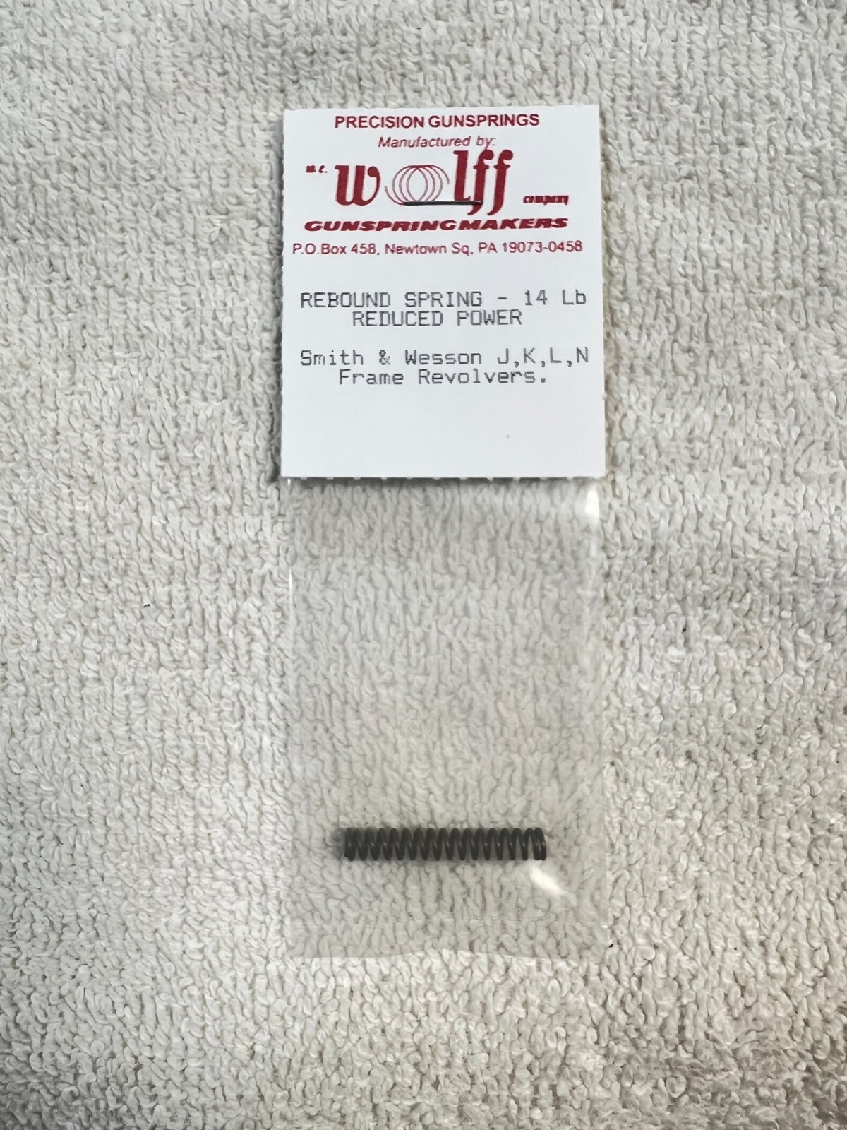 Wolff Smith & Wesson REBOUND SPRING 14LB [16663]