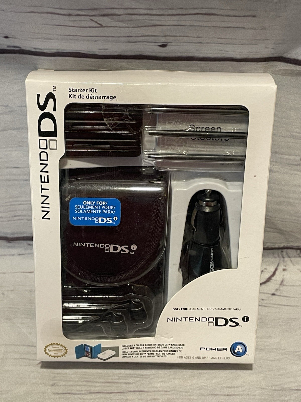 Nintendo DS Starter Kit 12 Items New Open Box
