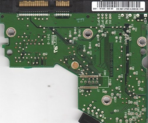 WD800JD-55MUA1, 2061-701335-A00 AH, WD SATA 3.5 printed circuit board (PCB)