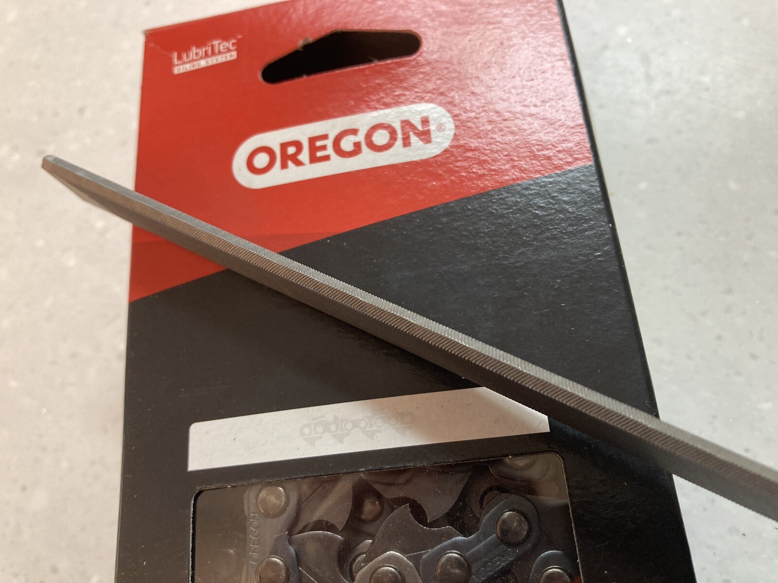 Premium Double Bevel Chisel Bit File - Woody’s Brand