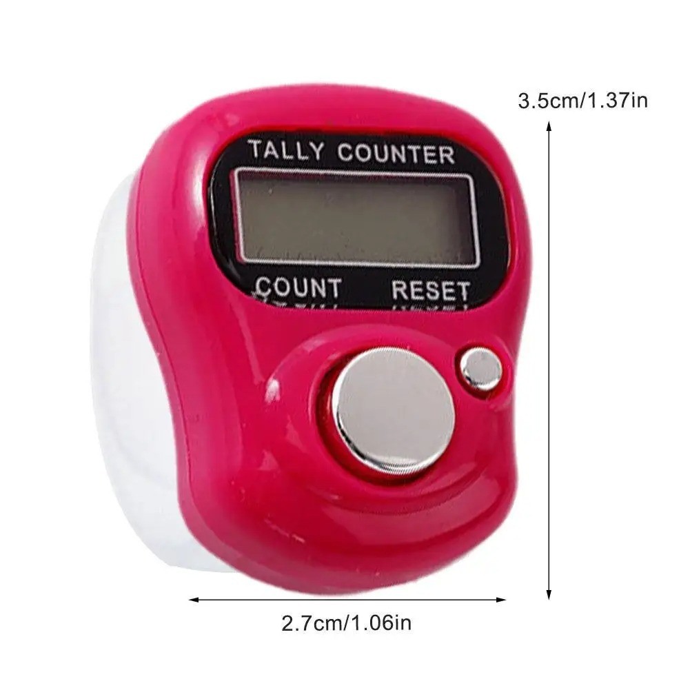 Digital Finger Counter Ring Hand Tally Clicker Knitting Row Counter