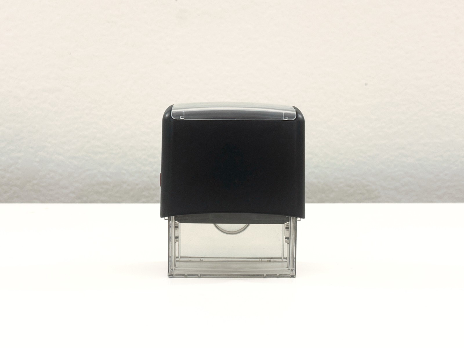 Blank Large Self-Inking Stamp in Black Ink
