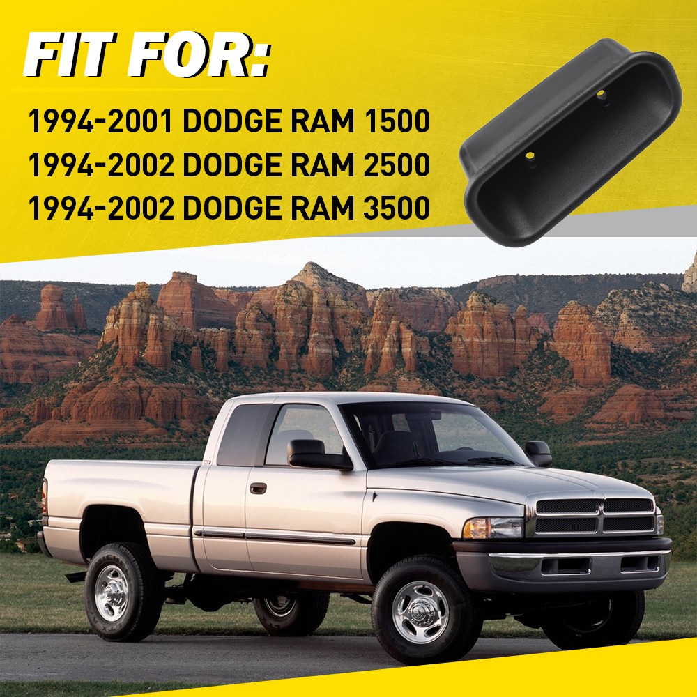 Pair For 1994-2002 Dodge Ram 1500 2500 3500 Front RH LH Door Pull Handle Cup EXF