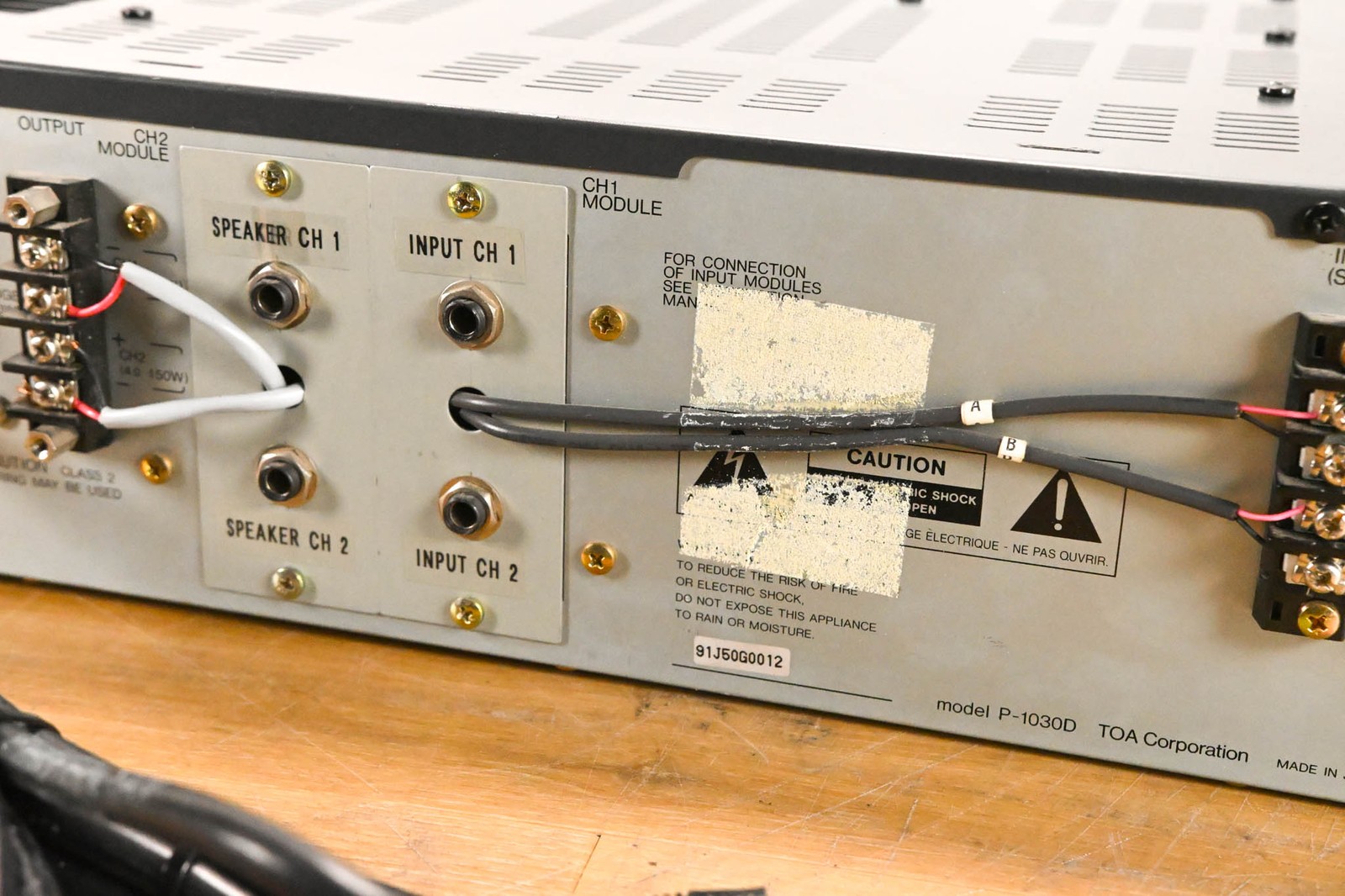 TOA P-1030D 2-Channel Power Amplifier CG00PY8