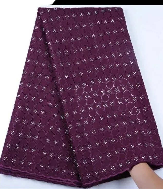 High Quality Nigerian Holes Voile Lace In Switzerland For Man and woman.5yards