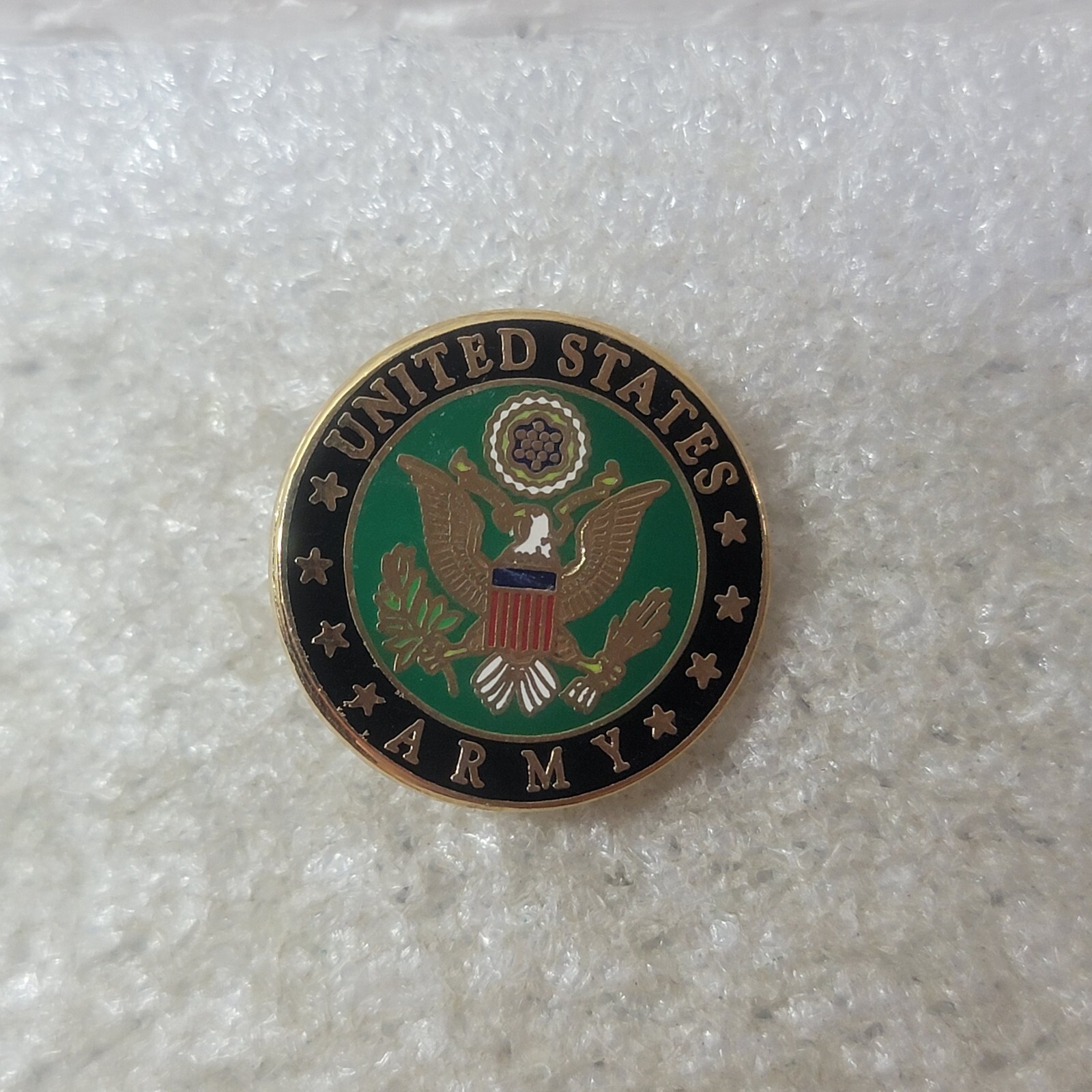 United States Army Hat Lapel Pin Enamel Dual Post Clutch Back DUI P13767 DI
