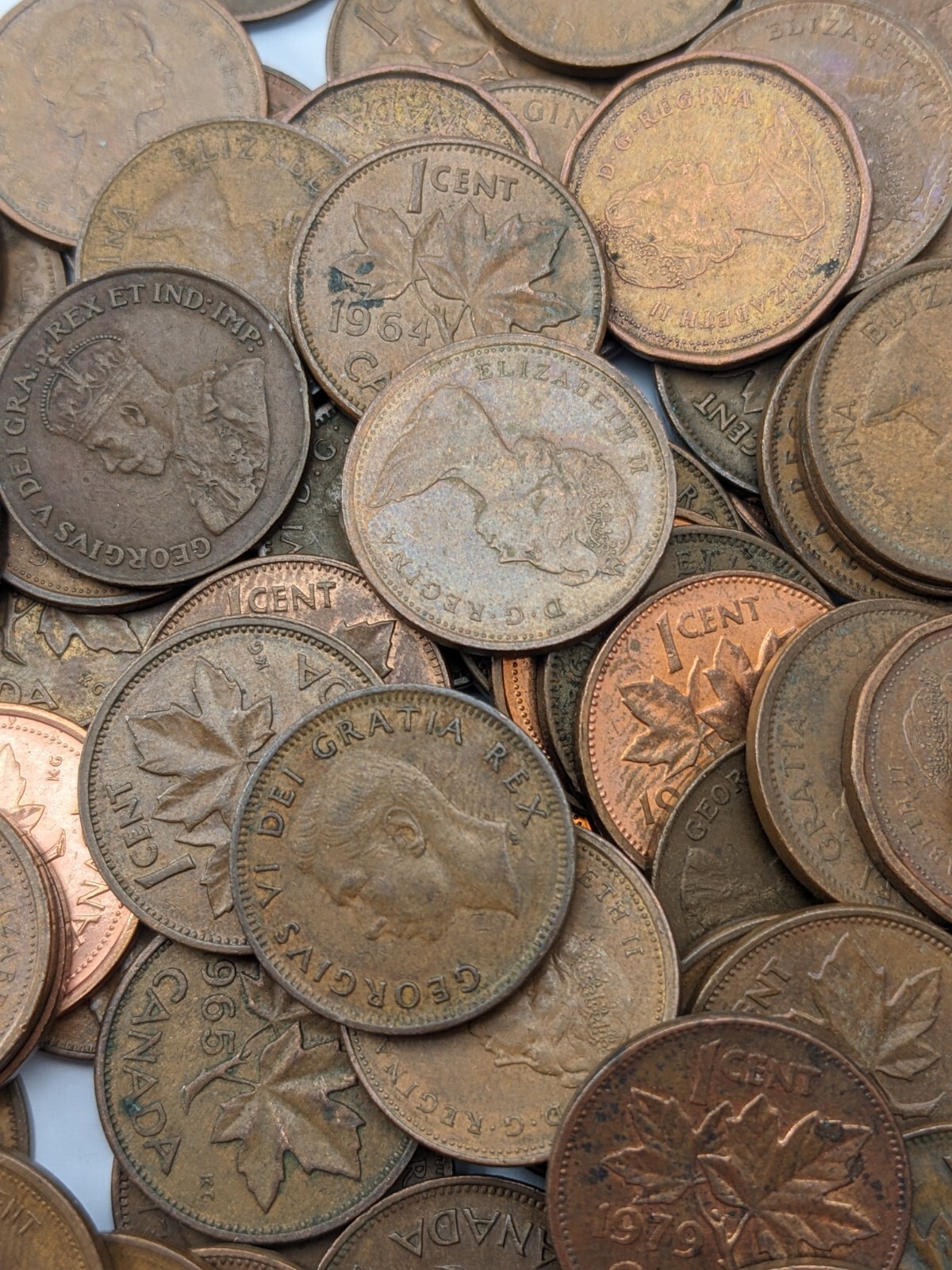 Canada; Canadian 1 Cent Coin, Maple Leaf Design, Choose Your Year - 1920 On