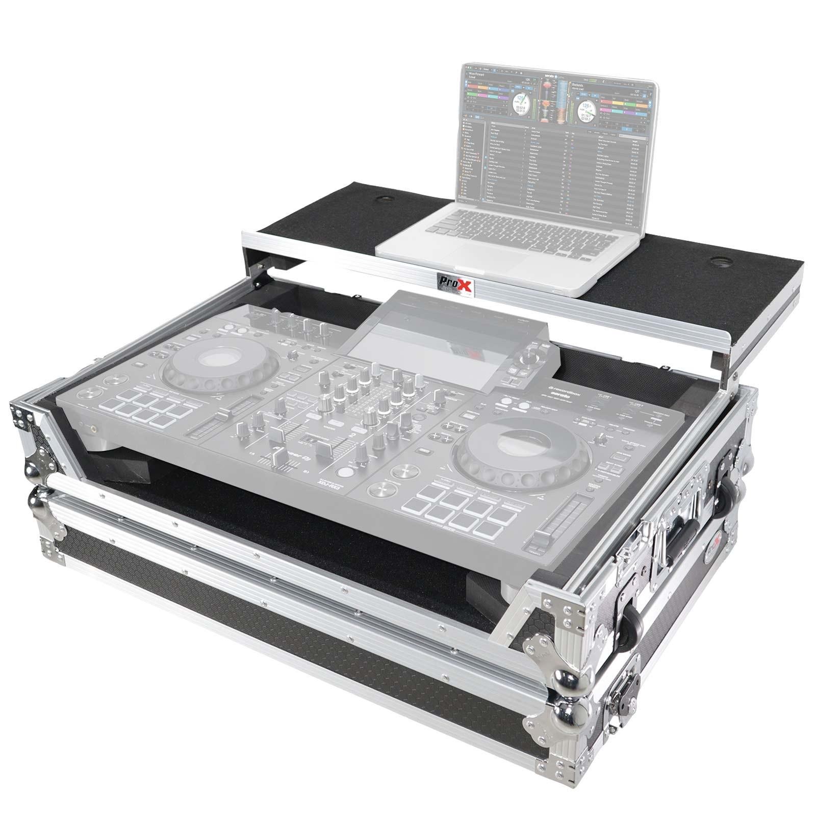 ProX XS-XDJRX3 WLT Flight Case for Pioneer XDJ-RX DDJ-REV5 with Shelf