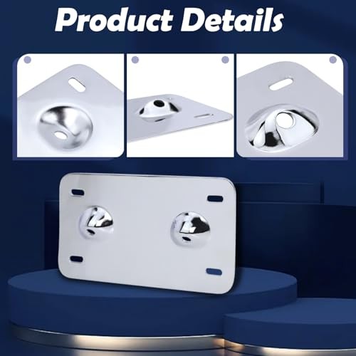 Lay Down License Plate Mount Brackets Fit for 1999-2008 Harley Touring Road