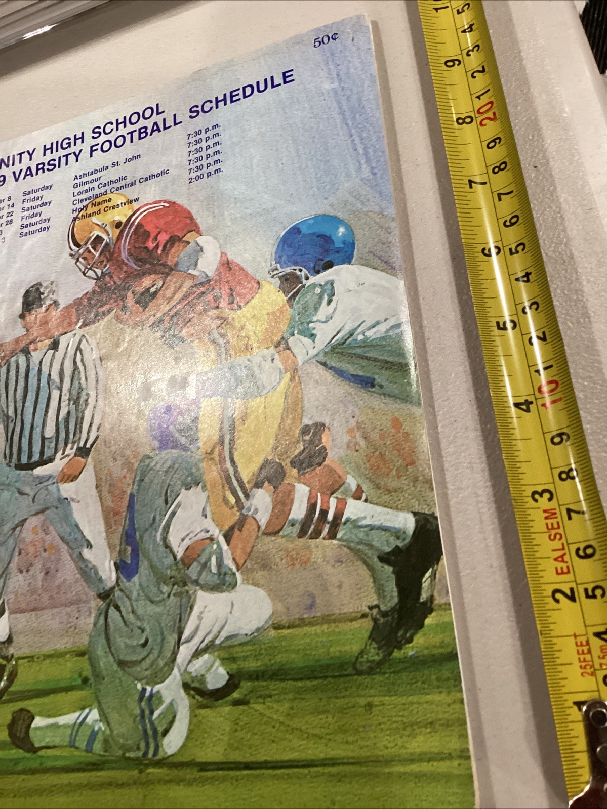1979 Trinity v Cleveland Central Catholic High School Football Program