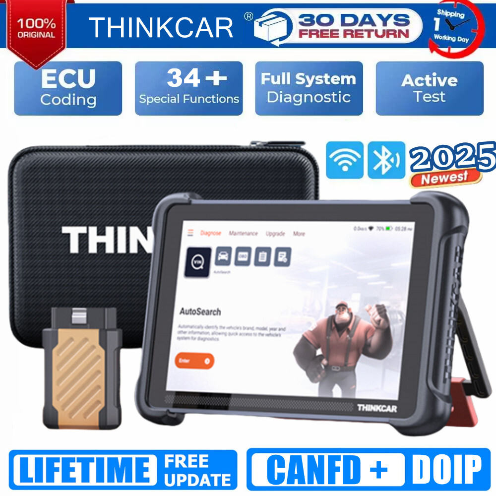 🔥ThinkScan 689BT Car Diagnostic OBD2 Scanner All System Scan Tool Action Test