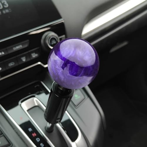 Automotive Modification Personalized Gearshift Head, Nebula Round 1 PC Purple