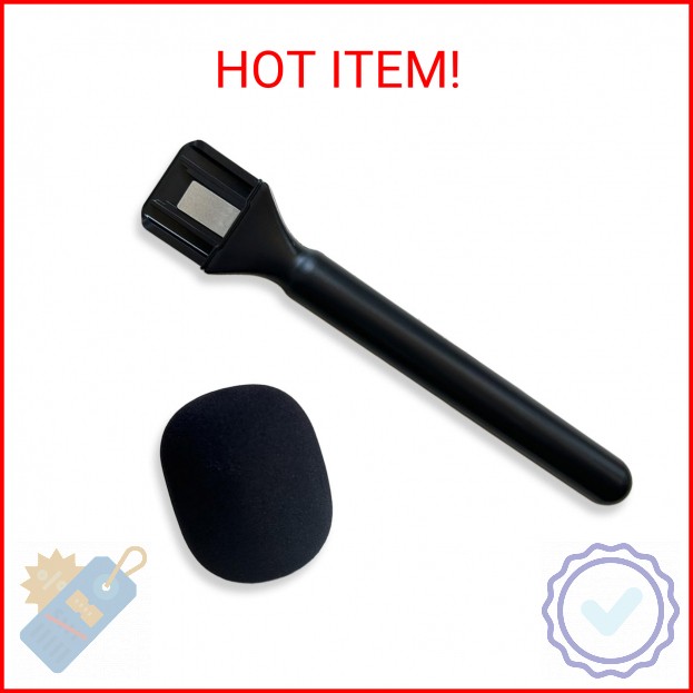 QJYTH Mic Holder Adapter For Dji Mic 1/2 / mini, Microphone Handle Handheld Comp