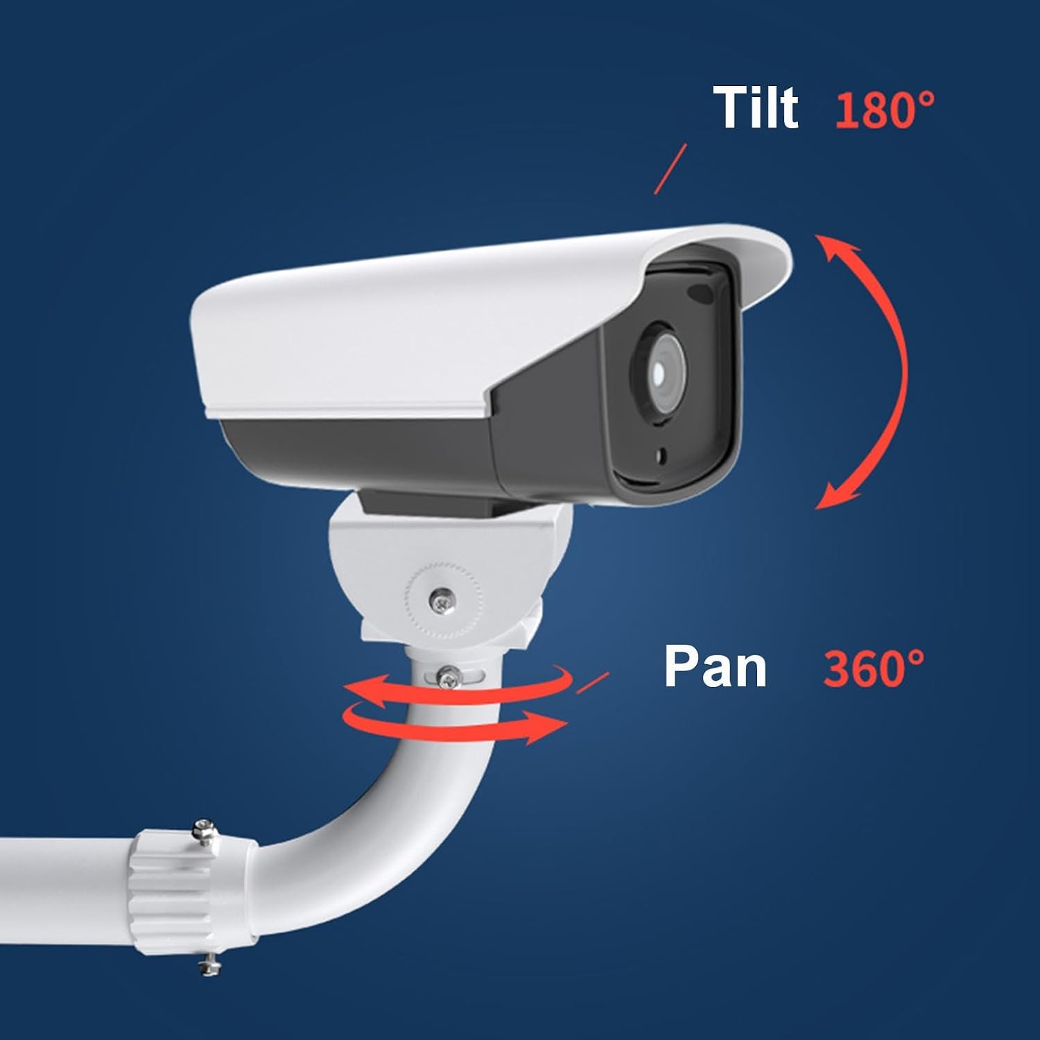 WiTi CCTV Security Camera Mount Bracket, 40CM-60CM Adjustable Wall and Ceiling M