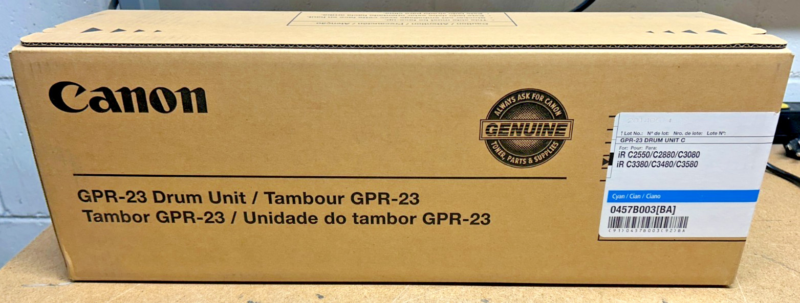 Genuine Canon 0457B003 / GPR-23 Cyan Drum Unit for iR C2550/C2880/C3080/C3380