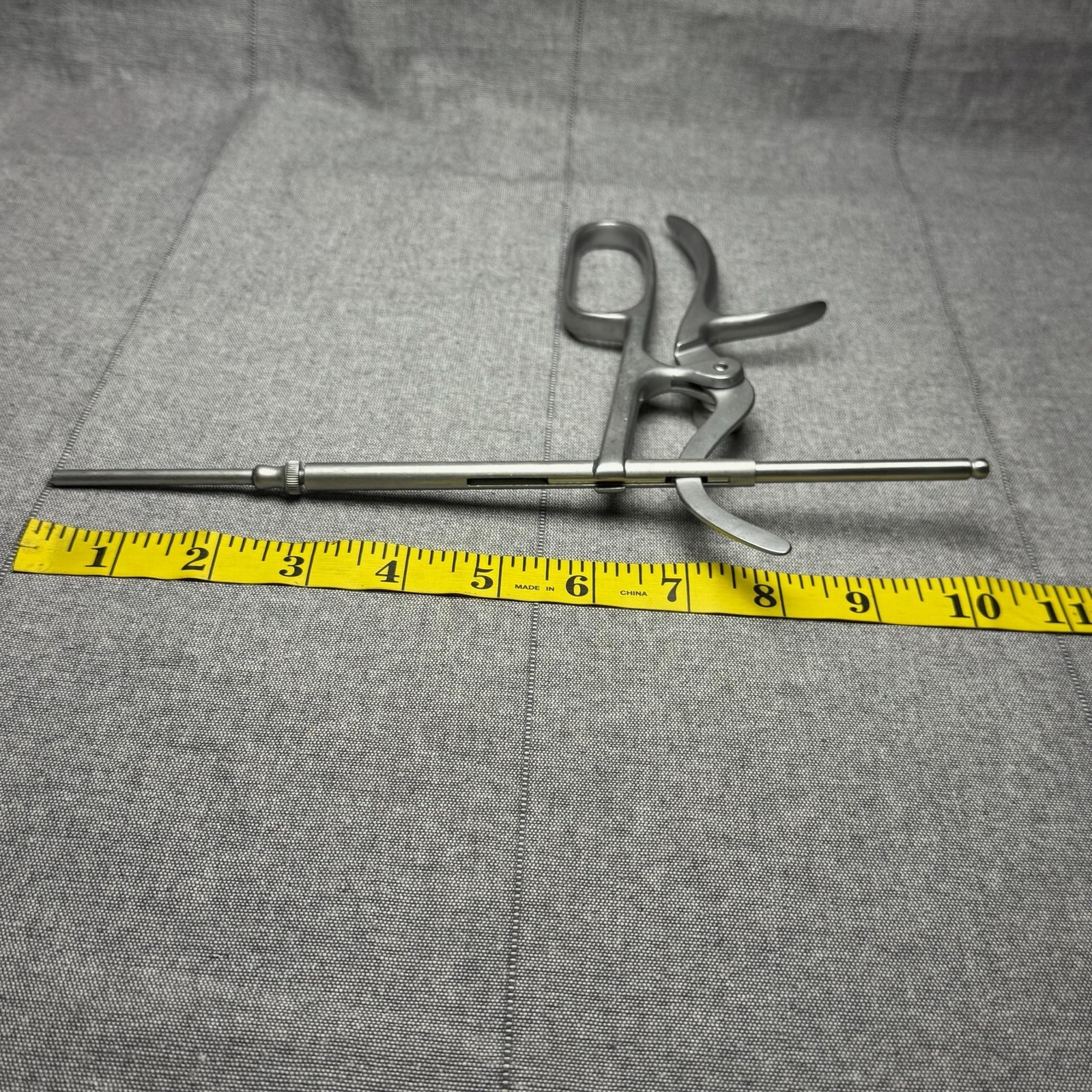 V. Mueller Stainless Orthopedic Measuring Instrument Sliding Rod Surgical Tool