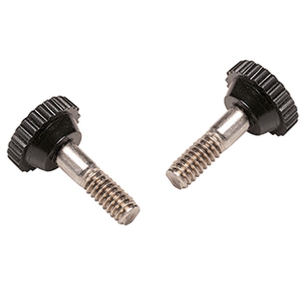 Taylor Made Bimini Hinge Thumb Screws Black 1/4 in x 1 in Pair