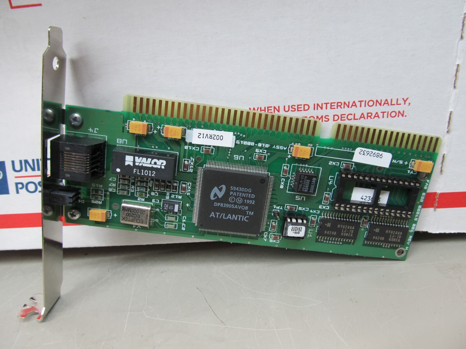NEW Eagle Technology, EP2000T Plus, Ethernet Adapter Card