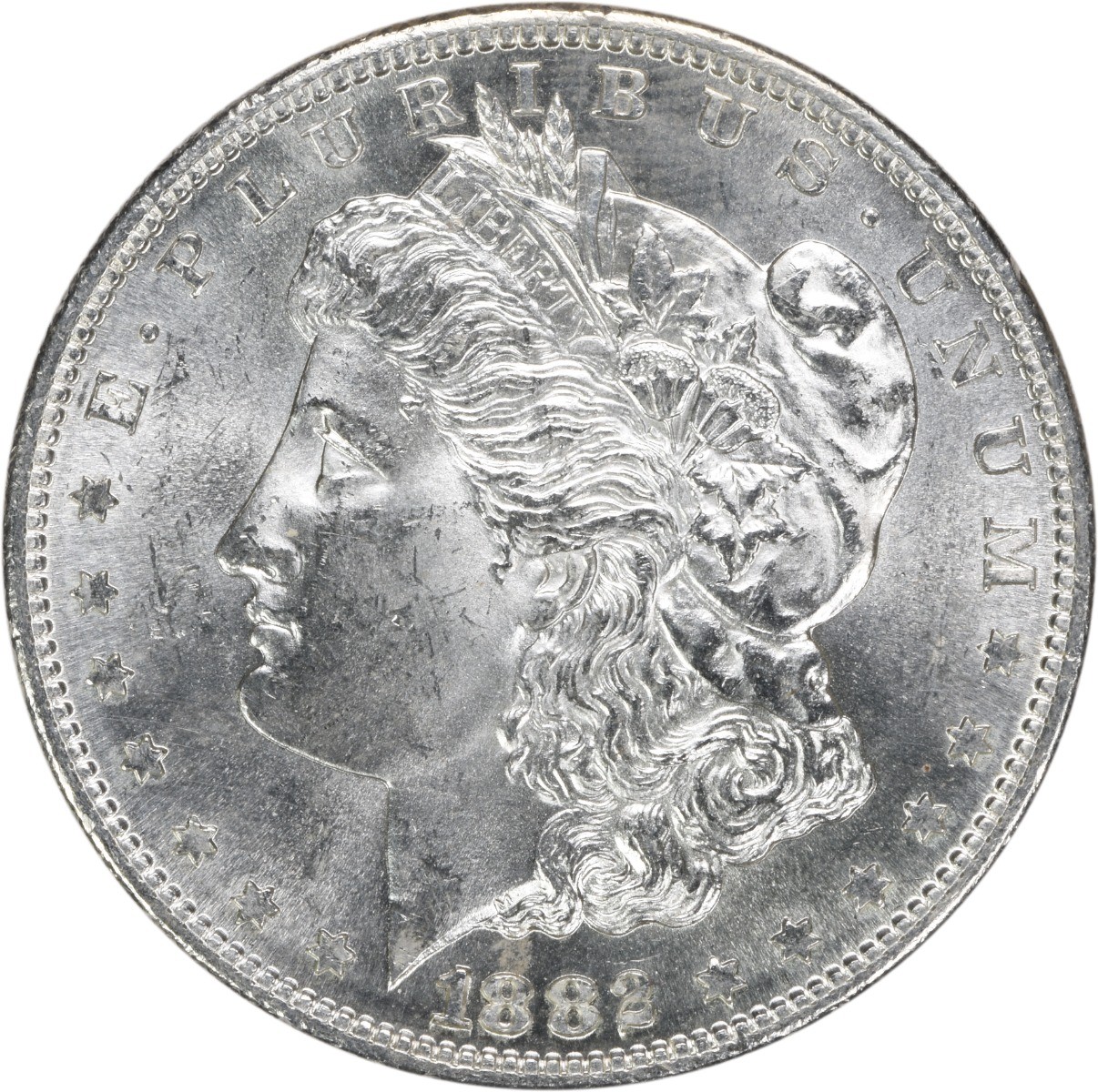 1882-S Morgan Silver Dollar Choice BU Uncertified #221