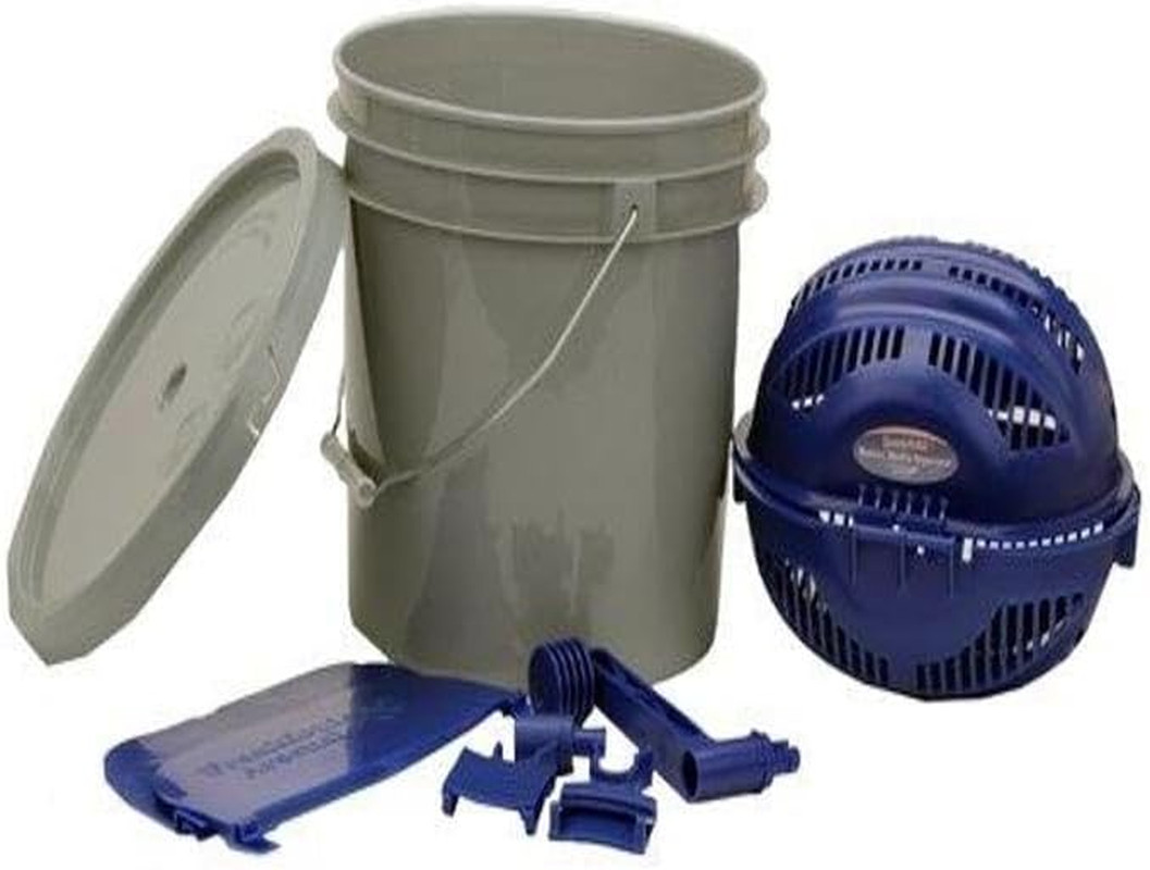 Quick-N-Ez Rotary Sifter Kit with Media Separator, Bucket Adapter and 3 1/2 Gall